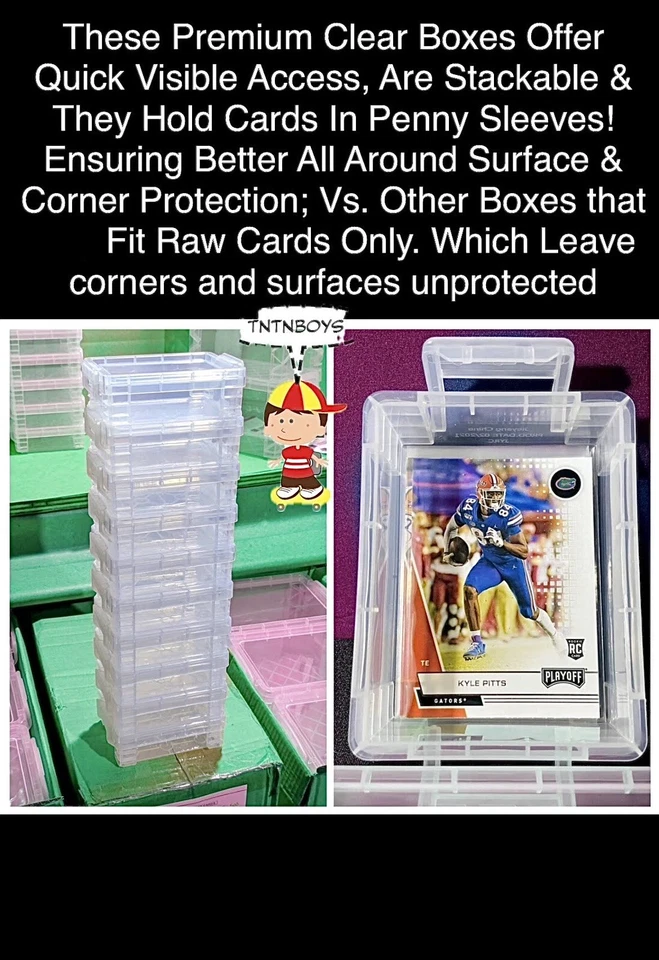 (20) Trading Card Boxes 👉 STORING CARDS IN PENNY SLEEVES = BETTER PROTECTION - Image 3 of 4