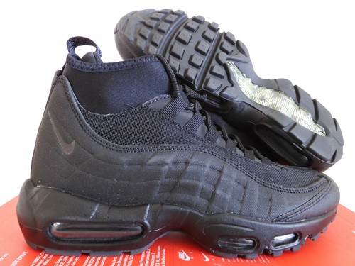 Nike Air Max 95 Sneakerboot - Black/Black - 8