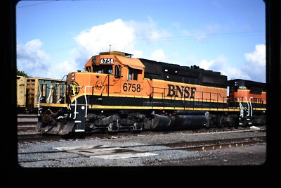 Railroad Slide - BNSF #6758 Locomotive Riverbank California 2005