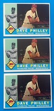 1960 Topps #52 Dave Philley EX/EXMT (VARIATION CARDS) Price Drop