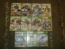Madden NFL Football Games (Microsoft Xbox 360) Tested Works Great With Case