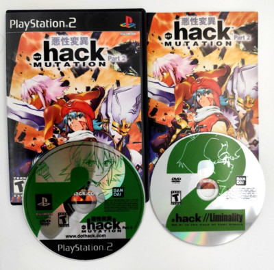 Dot Hack 2 MUTATION (Sony PlayStation 2 PS2, 2003) COMPLETE CIB Tested W/ Reg Cd