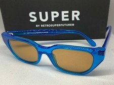 RetroSuperFuture K0B Cento Hot Blue Frame Sunglasses NIB