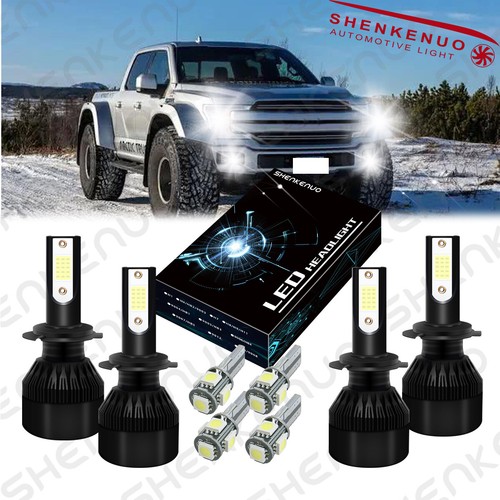 For Vauxhall Insignia 20082017 LED Headlight Bulbs KIT 8pcs White Side