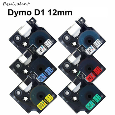 45013 Compatible Dymo D1 Label Tape Label Manager Black on White 19mm/12mm/9mm