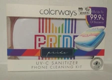 Colorways UV-C Sanitizer Cell Phone Cleaning Kit PRIDE Edition New in box