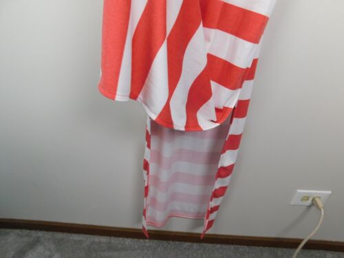 Michael Kors Dress Womens Medium Maxi Striped Red White Sleeveless Slits NEW NWT - Picture 3 of 9