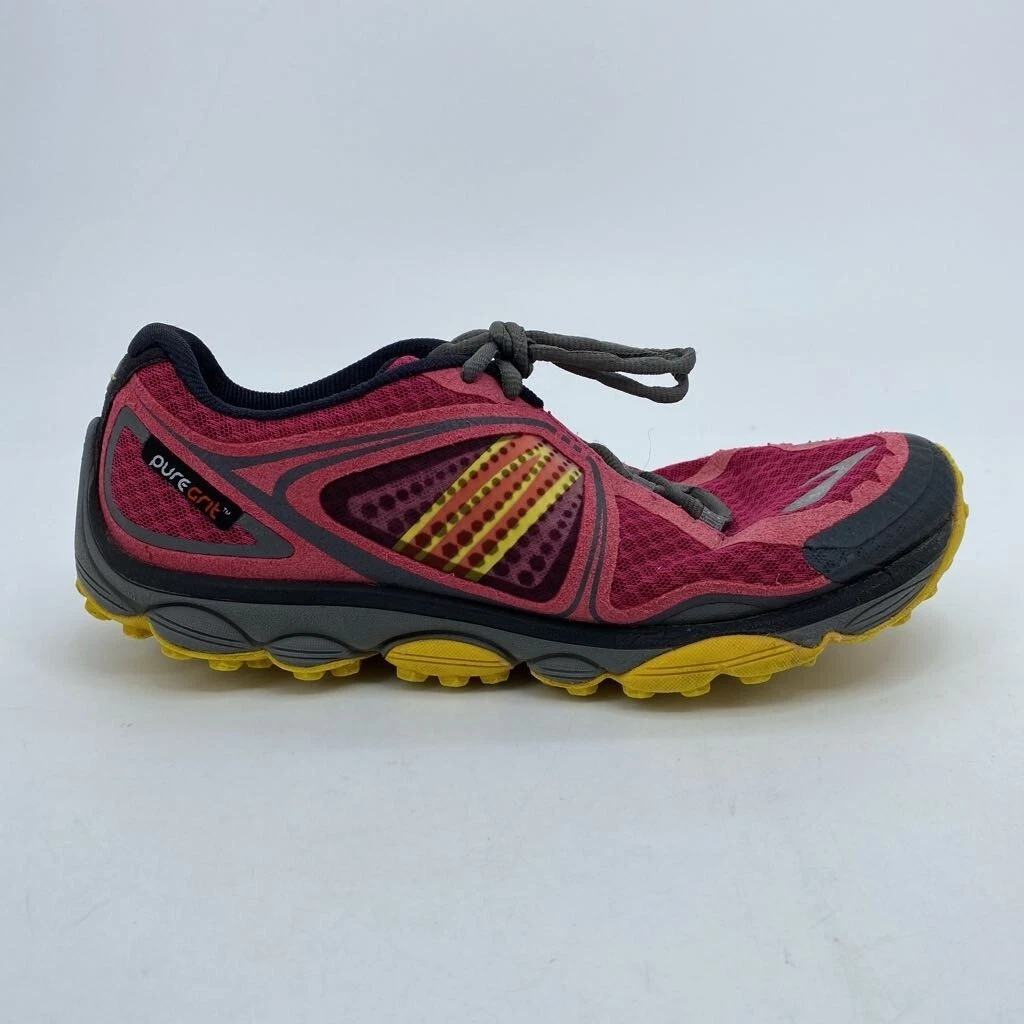 Brooks Pure Grit Running Shoes Women's 10B Pink 1201731B567 Low Top Mesh  Lace Up | eBay