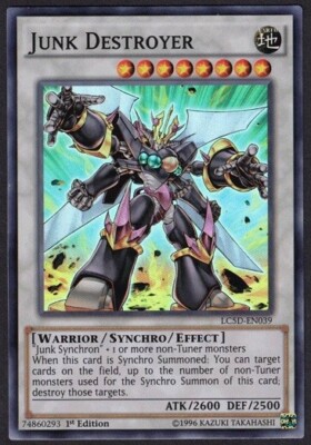 Yugioh Junk Destroyer LC5D-EN039 Super Rare 1st Ed - NM
