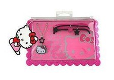 Hello Kitty Jewelry Pouch Necklace PVC Bracelets-Brand New