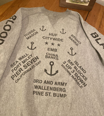 HUF SF Legendery spots crew neck sweatshirt large SUPER EXCLUSIVE!