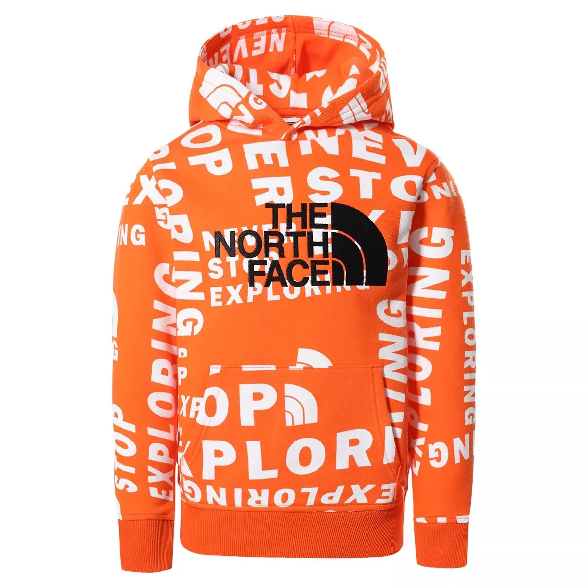 North face all over print hoodie sale