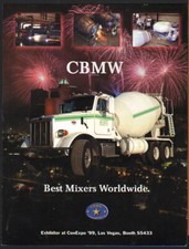 CBMW Betoniera Camion Brochure Foglietto