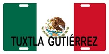 Bandera de México TUXTLA GUTIERREZ emblema de matrícula