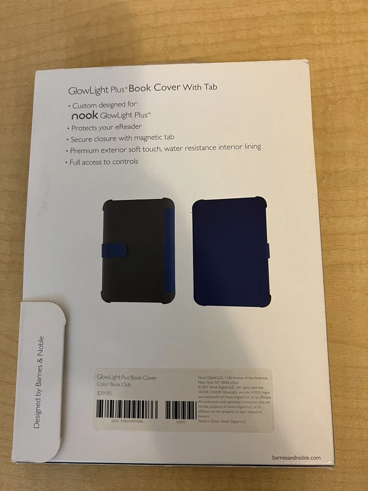 NOOK Glowlight Plus Book Cover with Tab BOOK CLUB - Image 2 of 3