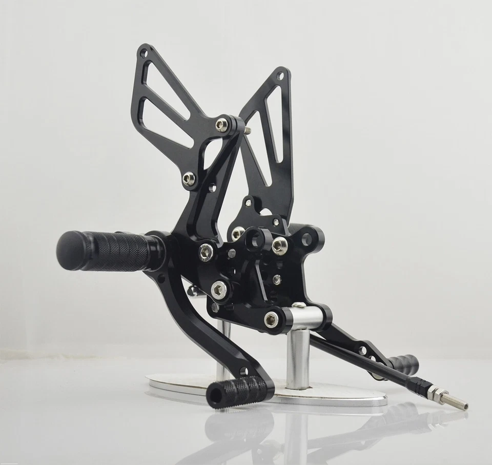 Juego de estriberas traseras negras de EE. UU. para Suzuki SV650 SV650S SV1000 SV1000S Foto 2 de 4