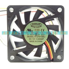 EVERFLOW R127010BU 12V 0.45A 7CM 7010 3pin Cooling Fan