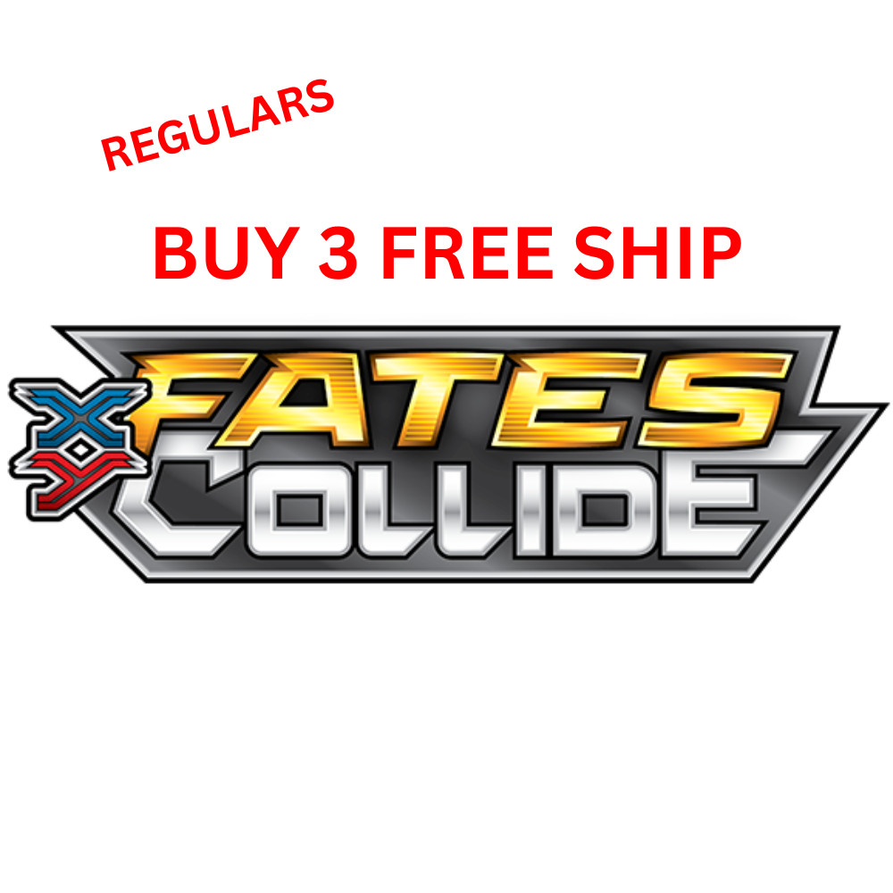 XY FATES COLLIDE Pokémon TCG 1 - 124 - PICK YOUR OWN REGULARS LP/NM 3+ FREE SHIP