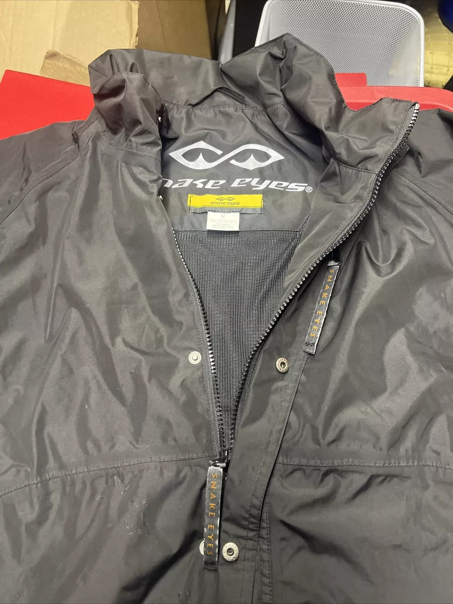 Snake Eyes Rain Wear Golf Jacket Black Men s M eBay