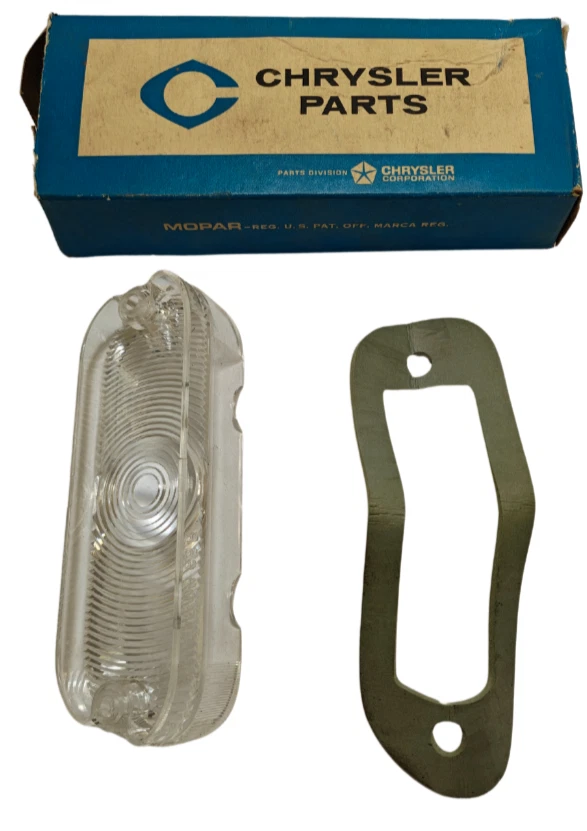 Lente de luz de estacionamiento lateral derecho Plymouth Satellite Belvedere 1965 y 1967 2525684 Nuevo de Lote Antiguo Foto 2 de 4