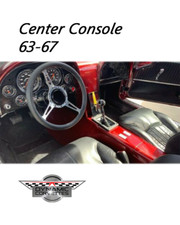 Corvette C2 Custom Carbon Fiber Center Console 1963-1967 Made In USA