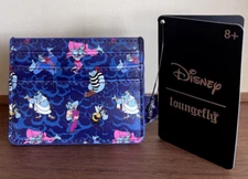 Loungefly Disney Aladdin Genie Outfits Cardholder Purple Blue Pink