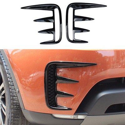 For LandRover Discovery 5 2017-20 Bright Black Front Fog Light Lamp Frame Trim G