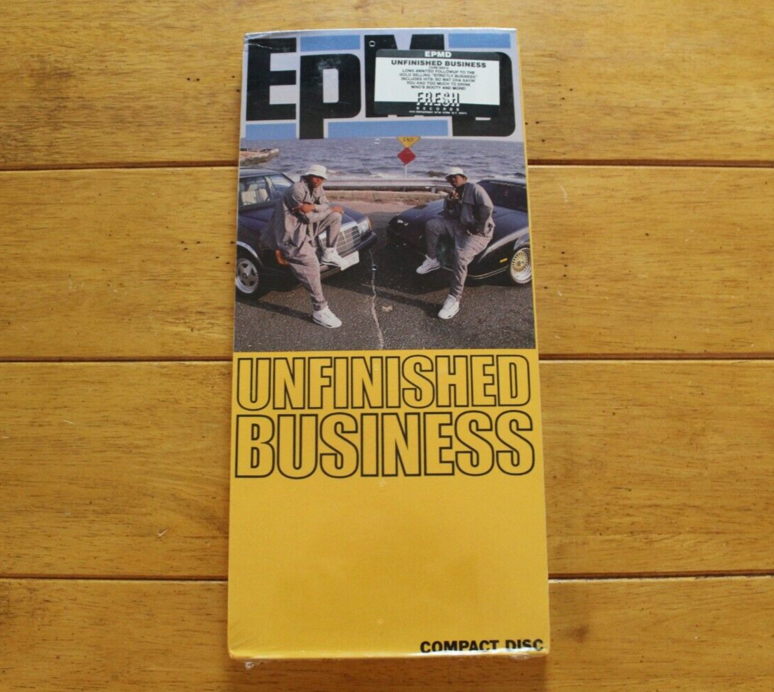 EPMD - UNFINISHED BUSINESS CD LONG BOX [NEW SEALED] LONGBOX HYPE