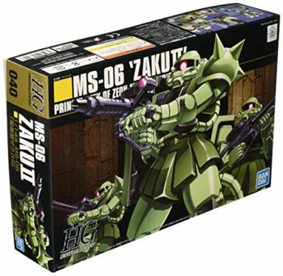 BANDAI HGUC 1/144 MS-06 Zaku II Mass Production Type Gundam Model