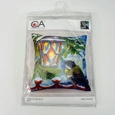 RTO Collection d Art Cross Stitch Kit Before Christmas 15.75” X 15.75”