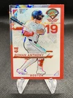 2025 Panini Prospect Edition Roman Anthony Red Ice Prizm RC #76 Red Sox
