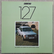 Fiat 127 Range Brochure 1982 - 900 1050 1300 Comfort Super Gt