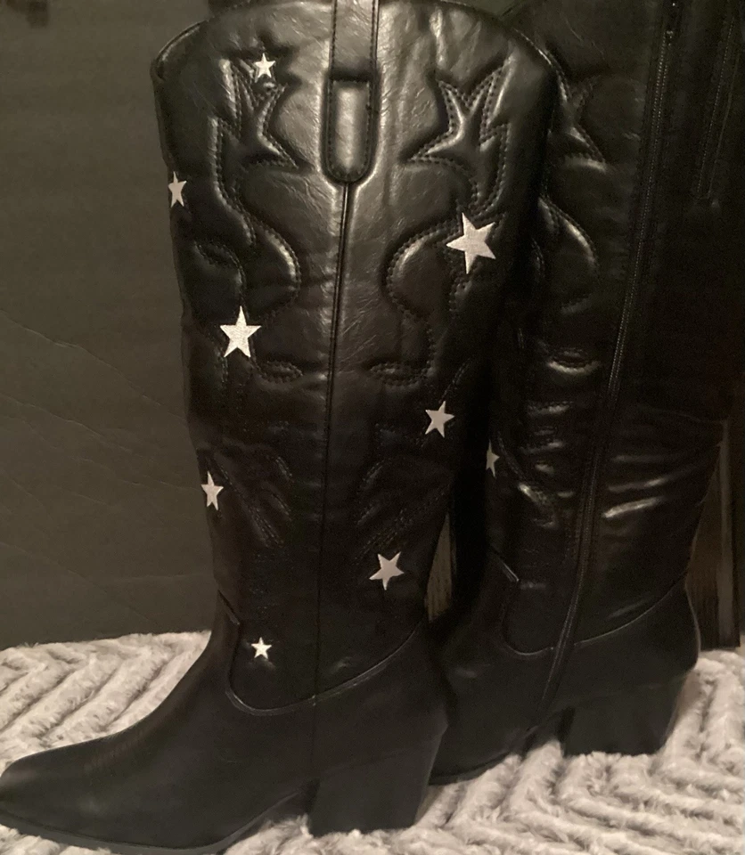 Botas occidentales Pierre Dumas Black Star talla 9 Foto 4 de 4
