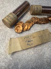 (Lot of 3) 1944 Wheat Penny Rolls - BU, FULL RED, Sealed for 50+ yrs - P,S,D