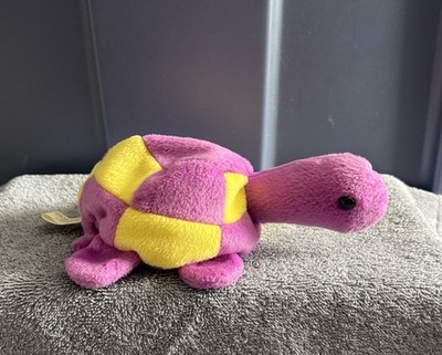 Imperial Plush Beanie Purple Turtle Vintage 1990s Pebbles Pets