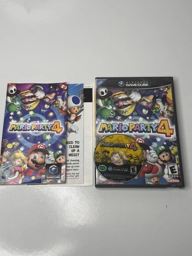 New ListingMario Party 4 (Nintendo GameCube, 2002) Complete in Box