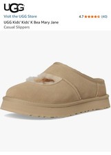 UGG Bea Mary slippers kids size 4