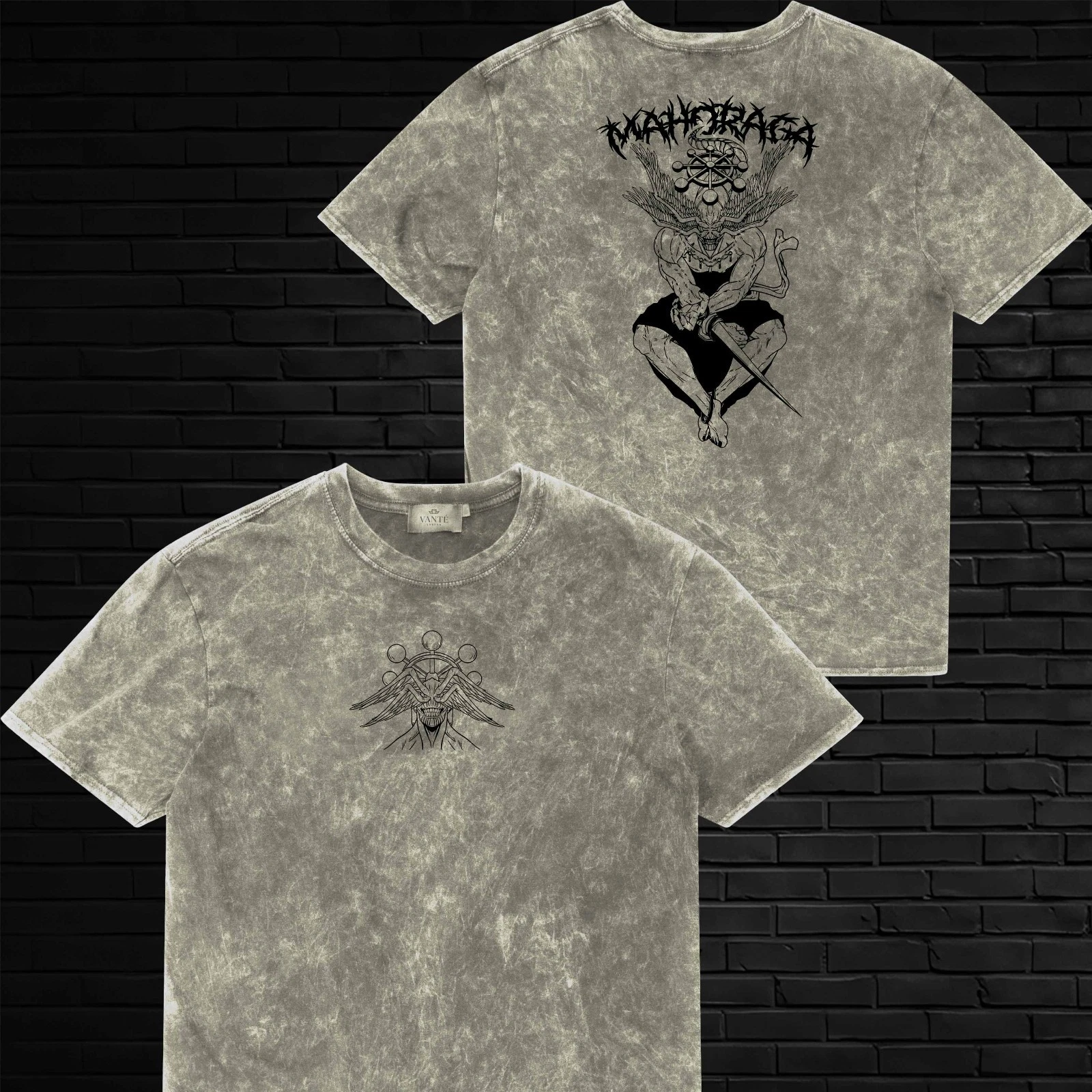 Eight-Handled Sword Mahoraga Anime T-Shirt Heavyweight Acid Wash Tee
Opens in a new window or tab