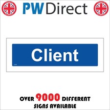SIGN Client Name Room Door Plaque Customer Area Space Office Design Build CS458A