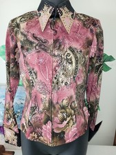 HOBBY HORSE WESTERN PLEASURE SHOW SHIRT JACKET HORSEMANSHIP SHOWMANSHIP SMALL