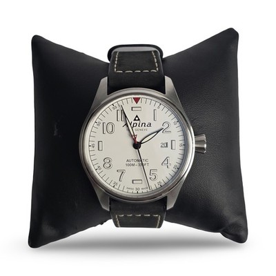 Alpina Startimer Pilot Automatic White Dial Stainless Steel AL-525S4S6 Full Set