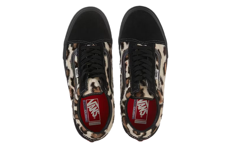 Size 8.5 - Supreme x Vans Skate Old Skool Leopard Pack - Black for