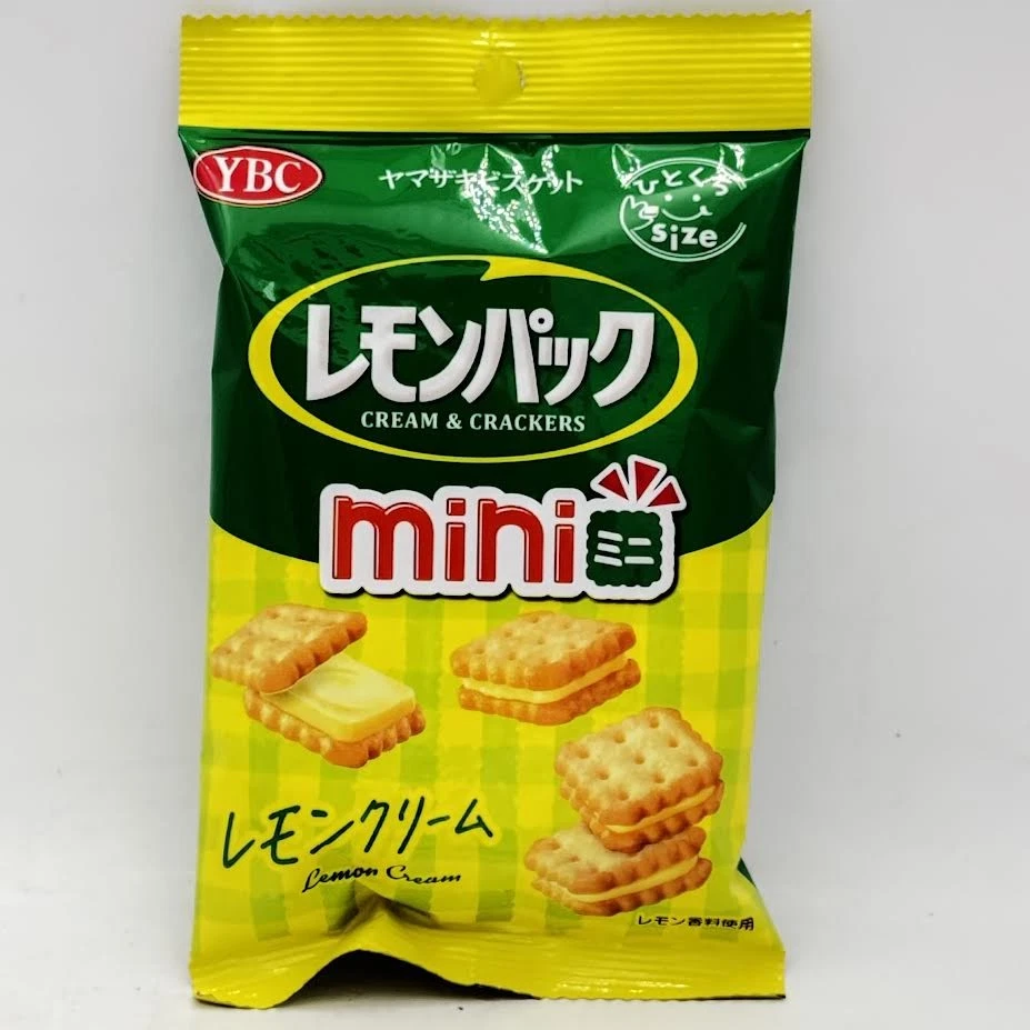 (2CT)YBC Lemon Pack Mini Cream & Crackers 40gx2bags檸檬夾心餅 image 2