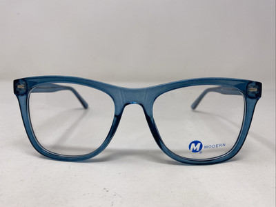 Modern Optical BECAUSE BLUE CRYSTAL 55-31-140 Full Rim Eyeglasses Frame HI67