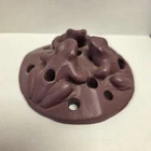 Antique Van Briggle Pottery Mulberry Flower Frog, Dated 1915, Double A Logo, VGC