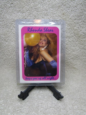 #ad ORIGINAL 1993 RHONDA SHEAR Promo Trading Card Star of USA#x27;s UP ALL NIGHT B $11.99