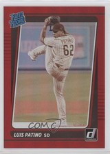 2021 Panini Donruss Rated Rookies Holo Red Luis Patino #55 i6e