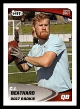 C.J. Beathard 2017 SAGE HIT #87 Iowa Hawkeyes NFL ROOKIE RC