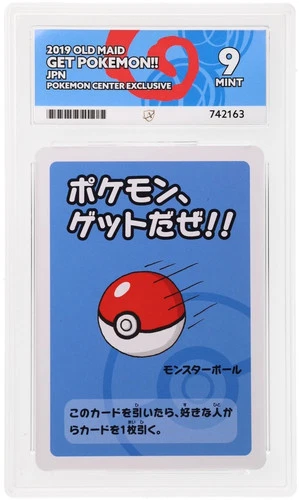 ACE 9 Get Pokemon 2019 Old Maid Pokemon Center Exclusive JP