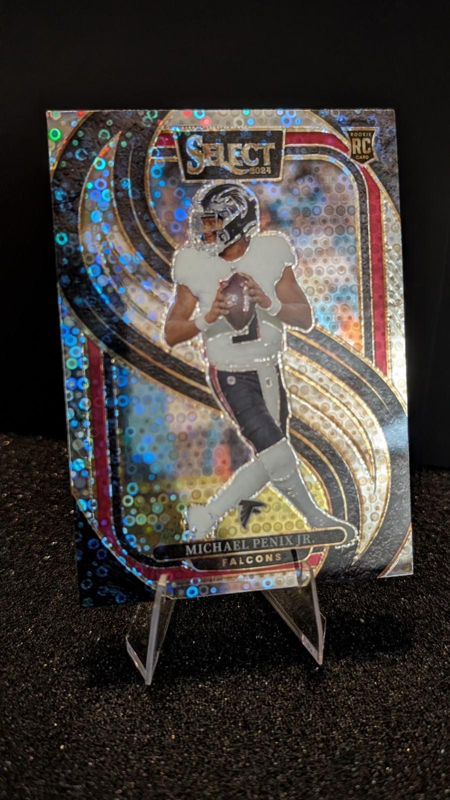 2024 Select Michael Penix Jr Disco Prizm Premier Level RC Falcons 🔥